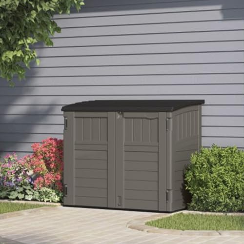 Suncast 34 Cu Ft Horizontal Shed, Outdoor Storage Shed with Floor - Image 3