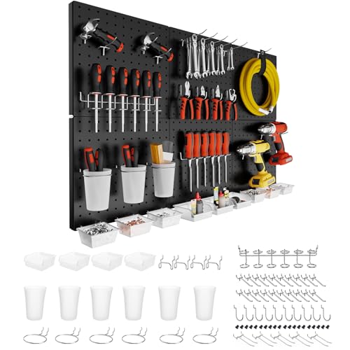 FZK Peg Board Wall Organizer Kit. Heavy Duty, 82PCS | All Products - Image 2