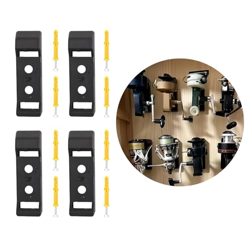 4 Pieces Fishing Reel Display Holder, Fishing Reel Wall - Image 2