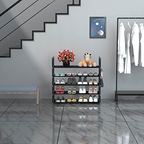 Hsscblet Shoe Rack for Closet, 5-Tier Metal Shelf St | All Products - Image 5