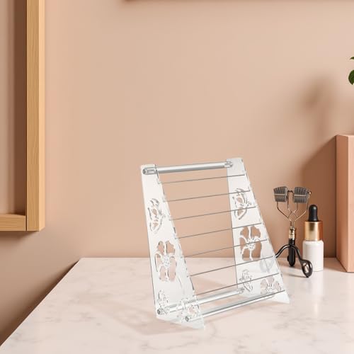 Acrylic Jewelry Display Organizer Rack with 8 Removable Rods - Image 5