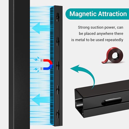 Cable Hider Raceway Kit, Magnetic Cable Management Under Desk - Image 6