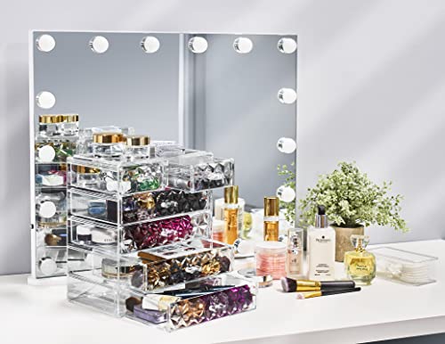 Sorbus 6-Drawer Makeup Organizer with Small & Wide D | All Products - Image 4