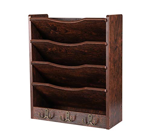 PAG-Mass 5-Tier Wall File Holder Hanging Mail Organizer - Image 2