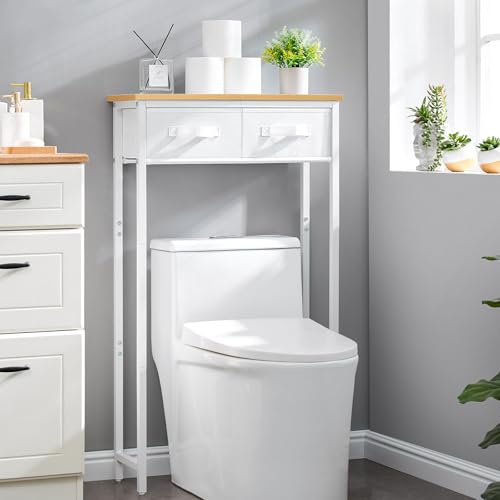 MOHOPE 2-Tier Over The Toilet Storage with 2 Fabric | All Products - Image 3