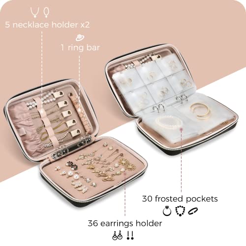 ProCase Large Travel Jewelry Organizer Case, Jewellery - Image 5