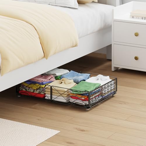 Under Bed Storage with Wheels, Rollable Under Bed Storage - Image 4