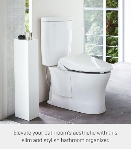 Yamazaki Home Tower Slim Bathroom Storage, Toilet Paper Stocker - Image 3
