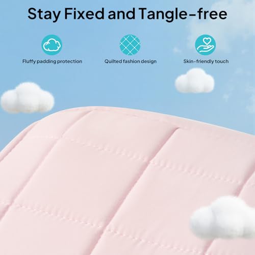 TOPEAST Quilted Cable Organizer Bag, Soft Tech Pouch & - Image 7