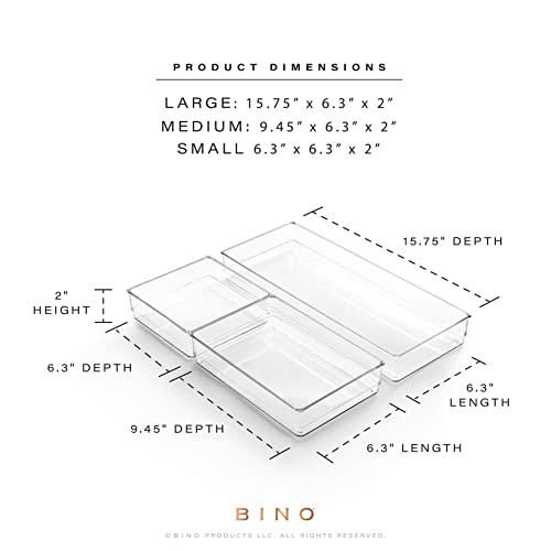 BINO | 3-Piece Drawer Organizer Bin Set | THE MODULAR | - Image 3