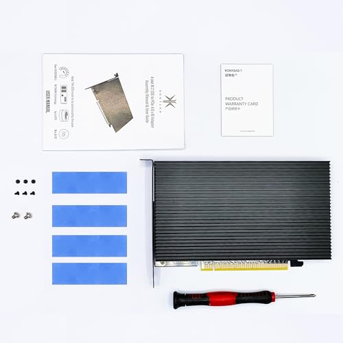 pcie4.0 x16 to m.2 m-Key nvme x 4 ssd Expansion Card - Image 8