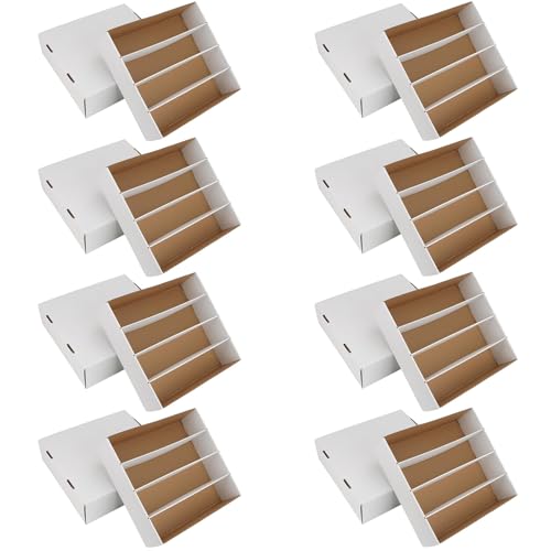 Trading Card Storage Box 3120 Count Collector Cards Box White - Image 2