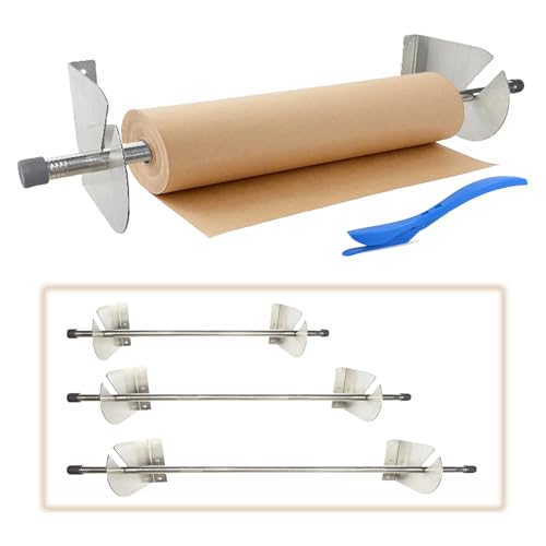 Wrapping Paper wall Mount, Kraft Paper roll Dispenser - Image 2