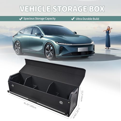 Car Trunk Organizer, Leather Trunk Organizer for Suv - Image 3