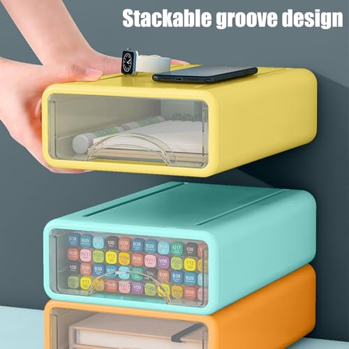 Desk Organizer with Drawers, Stackable Storage Drawers - Image 6