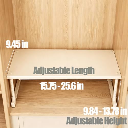 Adjustable Closet Shelf Organizer, Expandable Storage Rack - Image 7