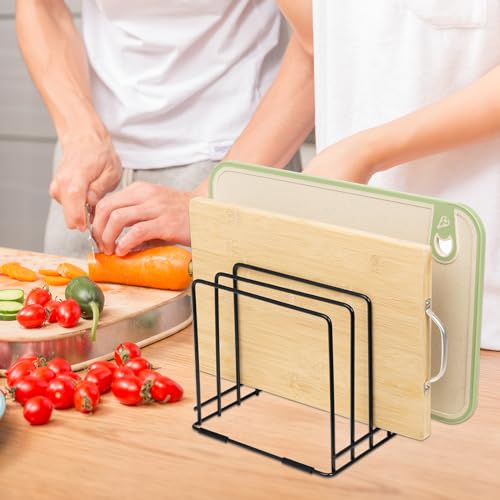 Cutting Board Holder, 1.2 in. Wide Slots Cabinet Organizer - Image 7