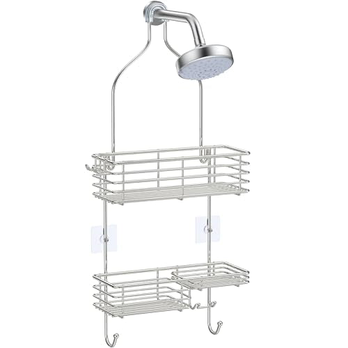 SMARTAKE Hanging Shower Head Caddy, Shower Shelf Organizer - Image 2