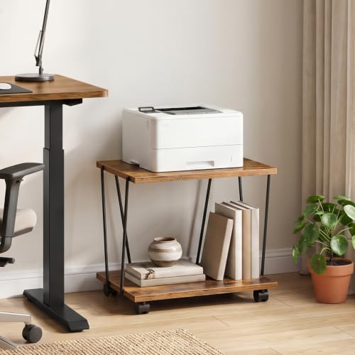 HOOBRO Tool-Free Assembly Printer Stand, 2-Tier Printer Table - Image 6