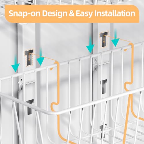 6 Tier Over the Door Pantry Organizer, Foldable Meta | All Products - Image 7