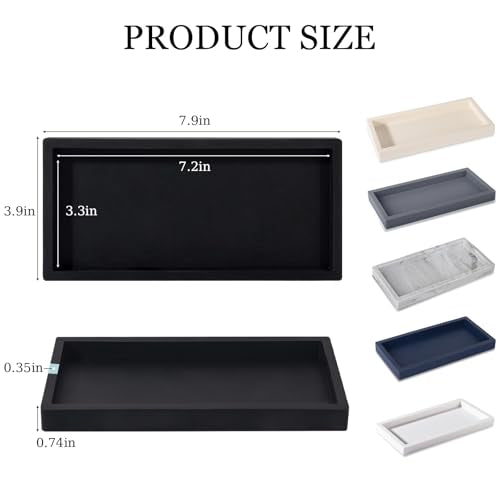 Silicone Bathroom Vanity Tray Dish Soap Holder Sink Organizer - Image 7