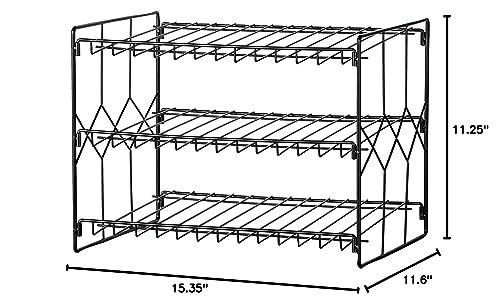 Collections Etc Can Storage Organizer Rack, 3-Tier Storage - Image 6