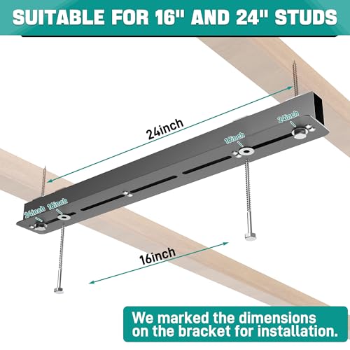 Ceiling Storage Rack, Heavy Duty Overhead Garage Storage Rack - Image 6