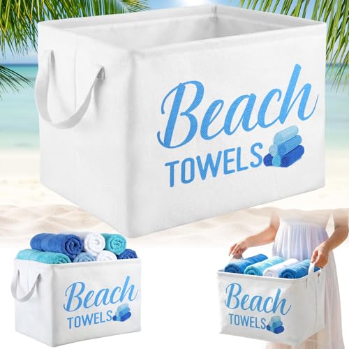Yungyan Pool Towel Storage Basket Holder Organizer Bin - Image 2