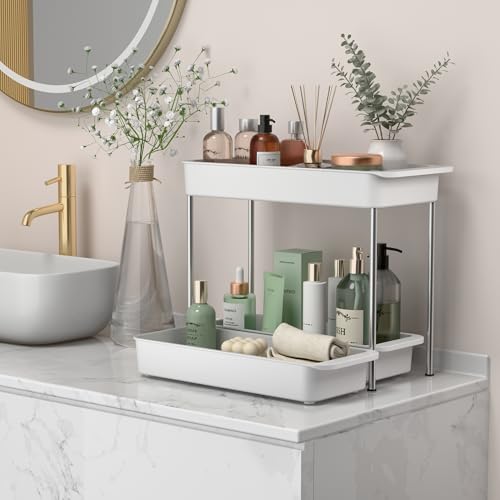 2-Tier Under Sink Organizer with Smooth Rolling Whee | All Products - Image 6