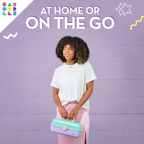 Caboodles On-The-Go Girl Makeup Box, Seafoam on Lavender - Image 6