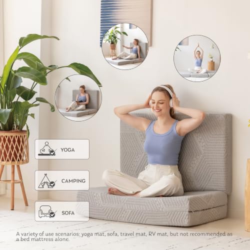 MLILY Single Trifold Mattress, 4 Inch Foldable Gel M | All Products - Image 7