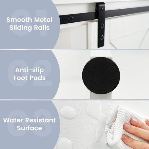 GIANTEX Over The Toilet Storage Cabinet - Freestanding - Image 6