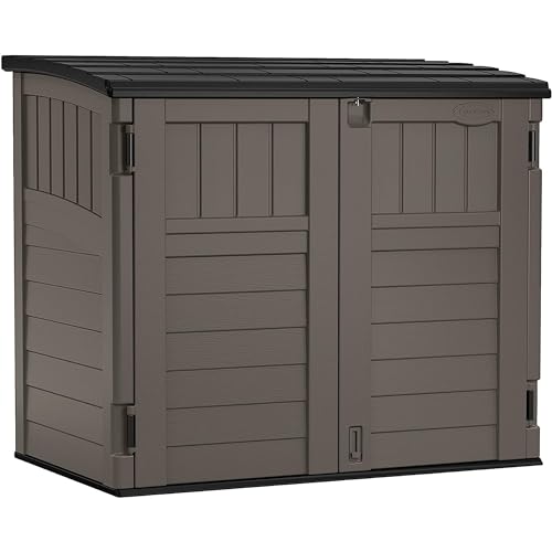 Suncast 34 Cu Ft Horizontal Shed, Outdoor Storage Shed with Floor - Image 2