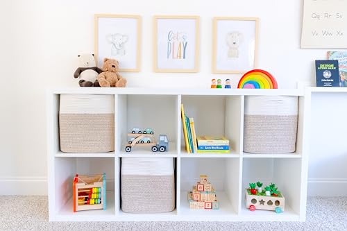 13x15x13 Kallax Storage Cubes Bins, 3 Pack | Cotton Rope - Image 3