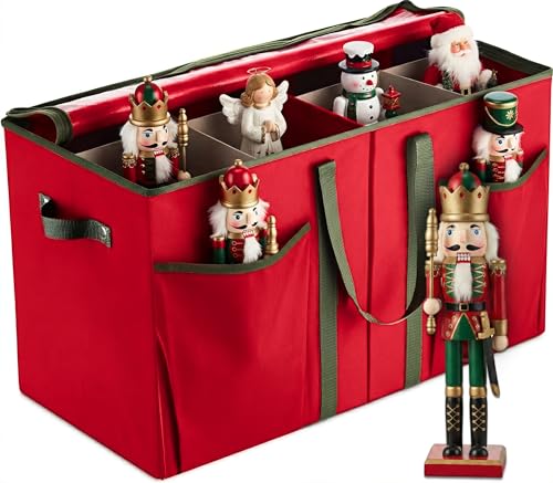 ZOBER Nutcracker Storage Containers - Ornament Christmas - Image 2