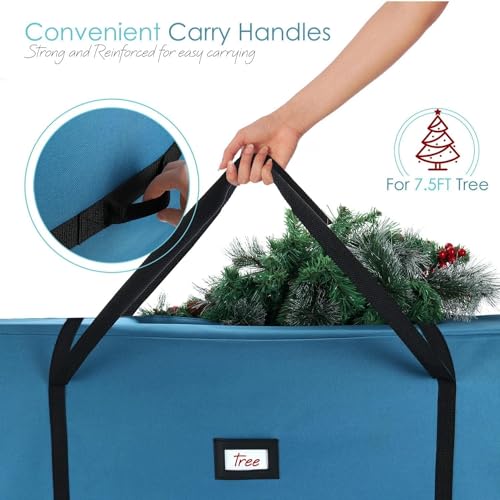 Hearth & Harbor Christmas Tree Storage Bag 7.5 ft | Home Organization - Image 4