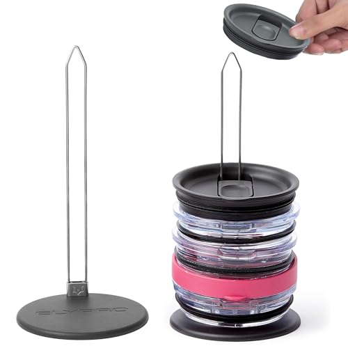 ELYPRO Tumbler Lid Organizer & Holder for Stanley, Yeti - Image 2