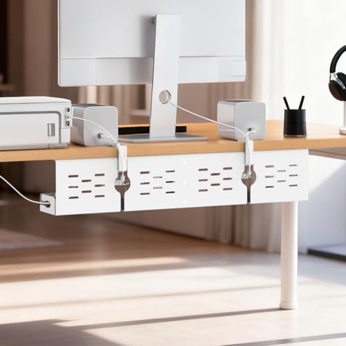 Univivi Under Desk Cable Management Tray, Cable Mana | Cable Managemen - Image 7