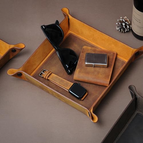Handmade Leather Catch All Tray and Organizer for Ke | All Products - Image 3