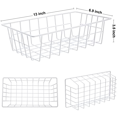 Freezer Organizer Bins for Upright Freezer Metal Wire Baskets - Image 4