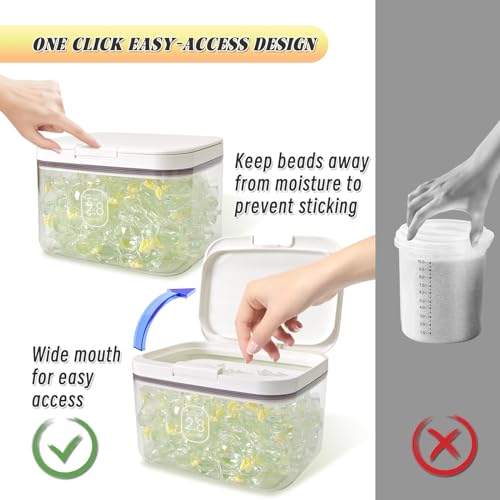 Laundry Pod Holder with Lid,94oz Container for Detergent Storage - Image 7