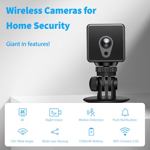 Mini Camera 2026 4K HD WiFi Portable Nanny Cam with | All Products - Image 3