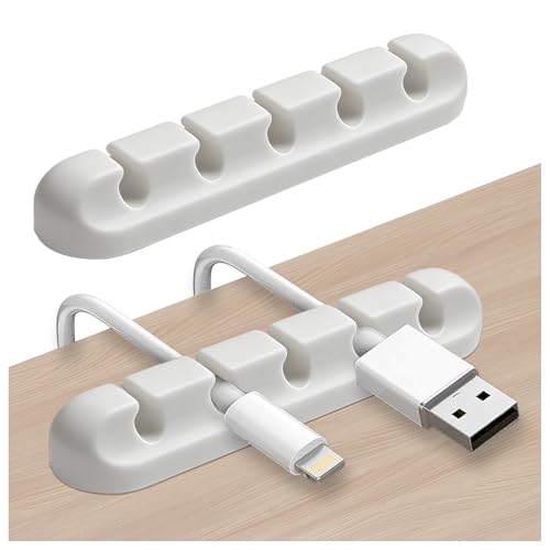 2 Packs Cable Clips, Cable Organizers for Cords - Image 2