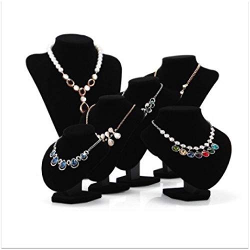Comelyjewel 3pcs Jewelry Display Set – Velvet Necklace - Image 6