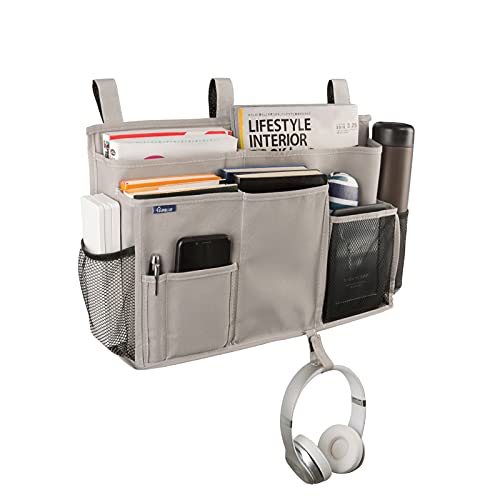 Surblue Bedside Caddy Hanging Bed Organizer Storage Bag Pocket - Image 3