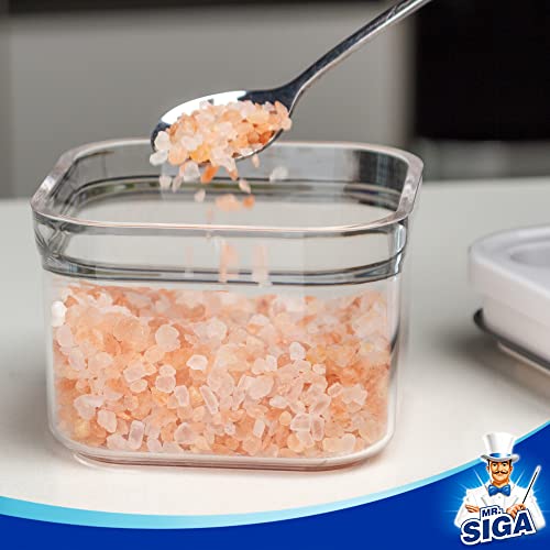 MR.SIGA 4 Pack Airtight Food Storage Container Set, BPA Free - Image 5