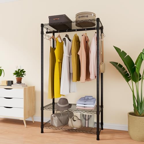 Xiofio 3 Tiers Heavy Duty Clothes Rack for Hanging Clothes - Image 5