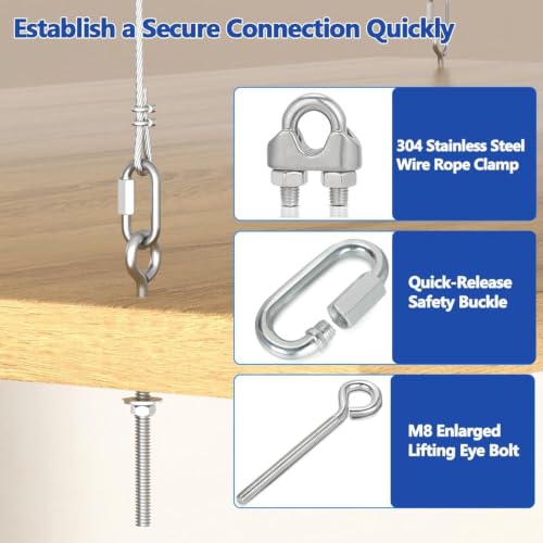 Overhead Garage Storage Lift Kit with 3/16 Galvanized | Garage Storage - Image 6