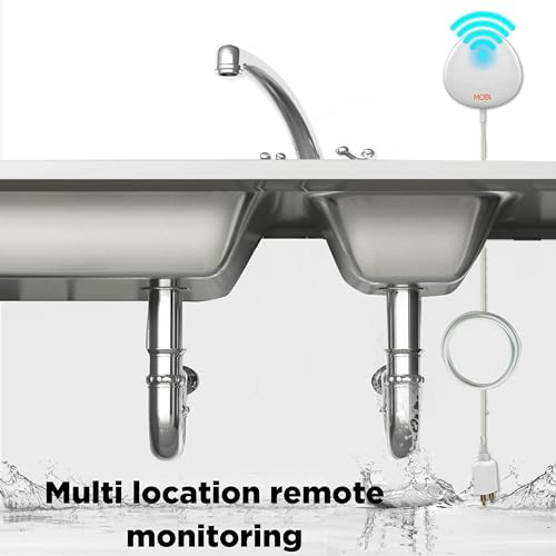 MOBI Smart Home 2.4GHz WiFi Water Leak Sensor, Water Sensor - Image 3