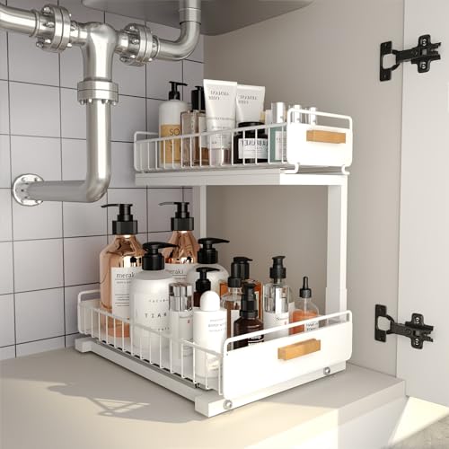 Under Sink Organizer Kitchen - Upgraded Professional Rails, 2 - Image 2